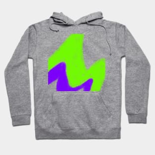green blue abstract texture watercolor Hoodie